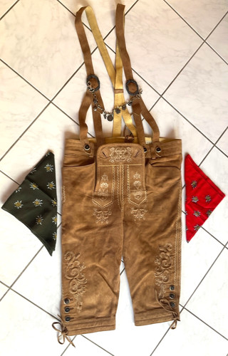 Trachtenlederhose lang herren - trachtenlederhose,