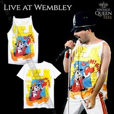 Freddie Mercury T-shirt Tanktop Wembley 86 Betty Bom Bom DE