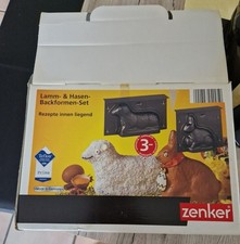 Zenker Osterbackformen-Set 2tlg. Hasenform Lammform aus Stahlblech Ostern Backen