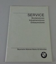 Scheckheft BMW Bootsmotoren /