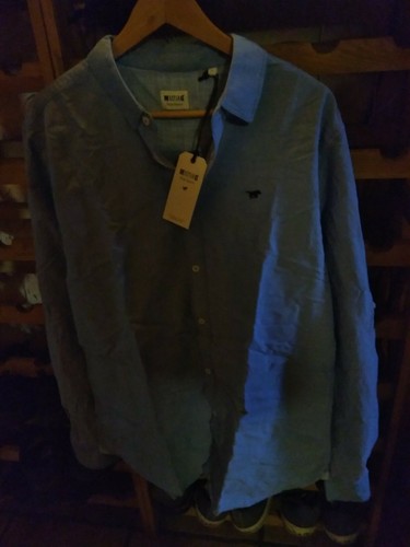 Mustang jeanshemd l - jeanshemd, gr.