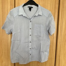 H&M Bluse blau hellblau Gr. 38