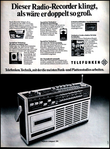 Telefunken radio recorder - telefunken, radio-recorder