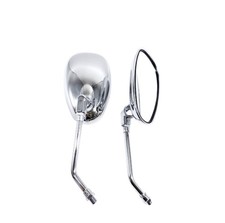 Motorrad Spiegel Paar Chrom