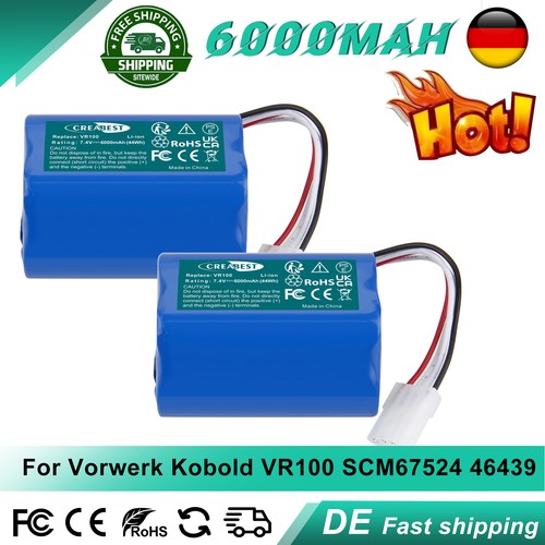 Akku für vorwerk kobold - 2x,
