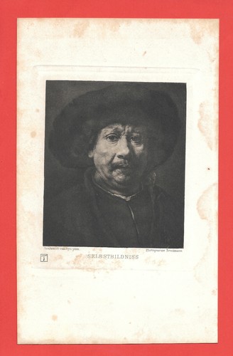 Selbstbildnis rembrandt - selbstbildnis, *