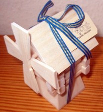 Puzzle haus holzpuzzle - haus, aus