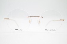 Brille Marc O Polo 500035 TITAN Gold Randlos Brillengestell eyeglasses Neu