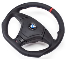 Abgeflacht Leder Lenkrad