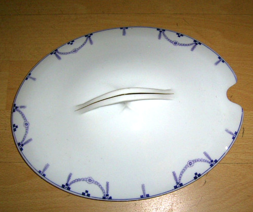 Porzellan deckel terrine - porzellan,
