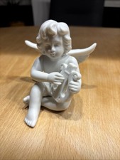 Rosenthal Engel mit Leier Porzellan 10cm hoch