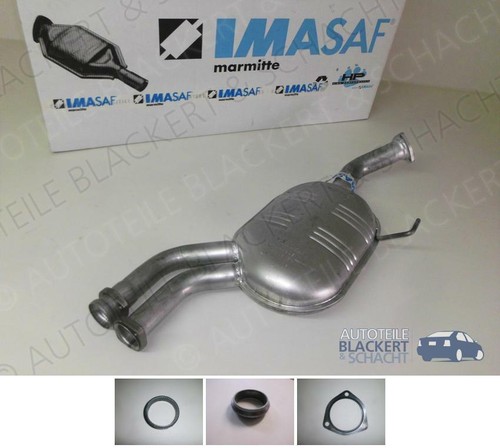 Imasaf auspuff mitteltopf - auspuff, +
