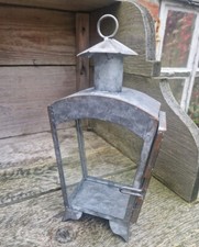 LATERNE WINDLICHT METALL ANTIK