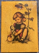  M.I. Hummel Bild  14 cm x 10 cm. Gute  Zustand.   Vintage. ,,,