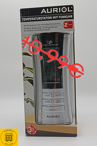 Temperaturstation mit funkuhr - mit,