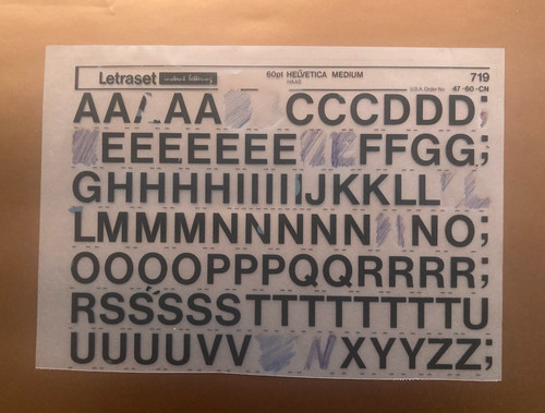Letraset 719 helvetica - --,