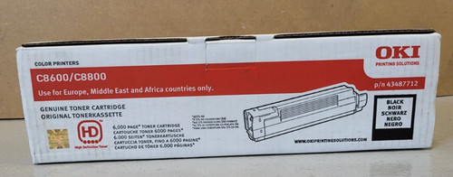 Toner oki 43487712 - toner, schwarz
