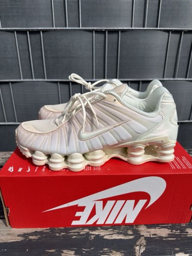 Nike shox beige sneaker - beige,