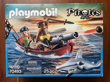 Playmobil 70493 Pirates Piratenboot Hammerhai Kanone 25 Teile OVP
