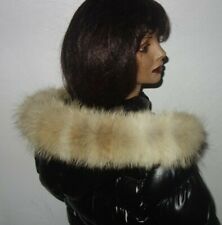 Kojote Pelz Kapuze Kragen Coyote Fellkragen Pelzkragen für Parka Jacke Real Fur