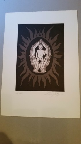 Ernst fuchs farblitho - ,