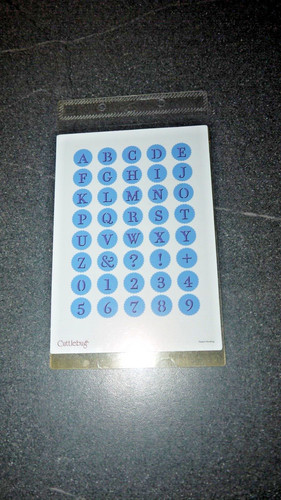 Cuttlebug alphabet embossing - cuttlebug,
