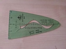 Schablone Sinus-Cosinus-Kurve Lineal Zeichenschablone