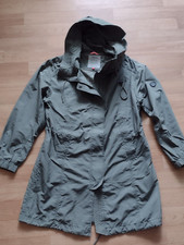 Long -Jacke Parka  NEU CECIL M 40 in olivgrün Kapuze, Stickerei auf d. Rücken
