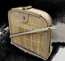 AIGNER Leder SCHULTERTASCHE Handtasche ABENDTASCHE Ledertasche BÜGELTASCHE 4015