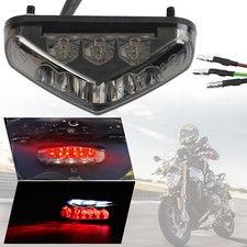 Universal Rücklicht LED-Motorrad Bremslicht Kennzeichenbeleuchtung 12V E-Geprüft