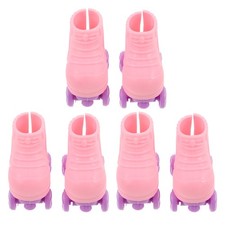  3 Pairs Puppen Schuhe Puppenschuhe Zum Basteln Rollschuhe Für Aus Kunststoff