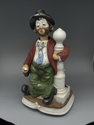 Porzellan figur clochard - porzellan,