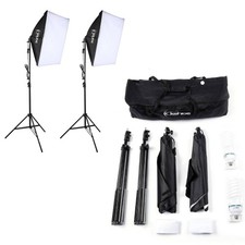 2x Profi Fotostudio Fotostudio