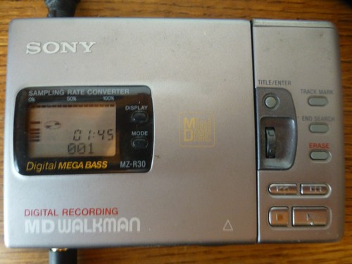 Sony minidisc player recorder - sony,