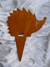 "Igel" aus Edel Rost Metall