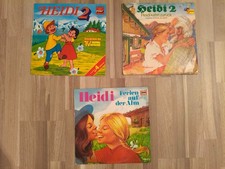 3x Heidi Schallplatten – Hörspiel Vinyl LP – Klassiker – Kinder Hörspiel