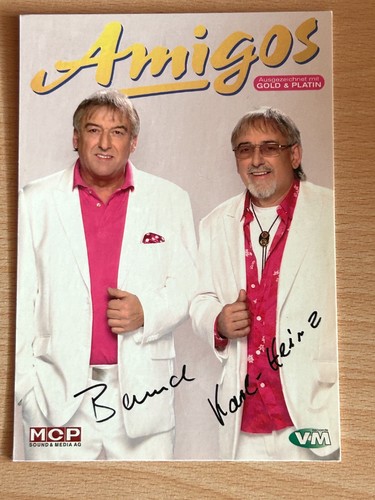 Amigos autogrammkarte - amigos,