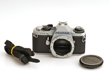 Pentax ME Super analoge SLR Kamera Gehäuse / Body silber / schwarz - defekt !