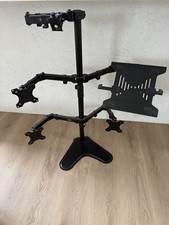 Mehrere zweiarmige Monitorhalterung Schreibtischständer für 13 - 27 Zoll Monitor