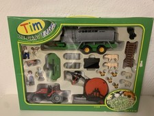 TIM Bauernhofset 31008 Massey Ferguson Traktor, Güllefass, Figuren usw 1:32