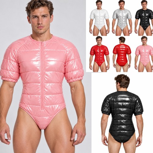 Herren metallic body - metallic, bodysuit