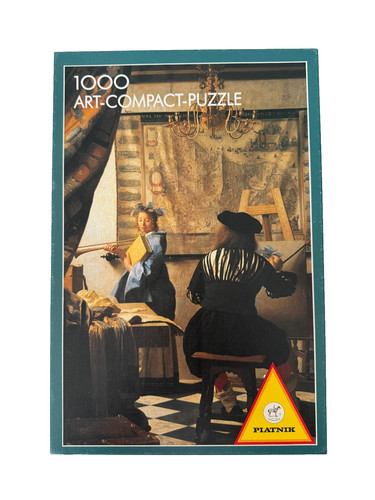 Vintage piatnik puzzle - piatnik,