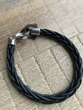 Lederarmband geflochten von Jette Joop schwarz *Neu*