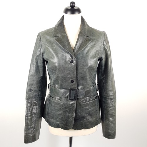 Stefanel leder blazer damen - stefanel,
