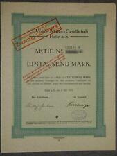 G. Vester Aktien-Gesellschaft 1923 1000 Mark