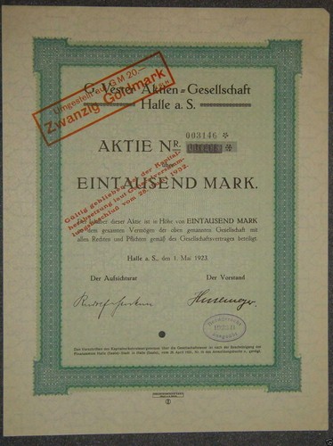 Vester aktien gesellschaft - g.,