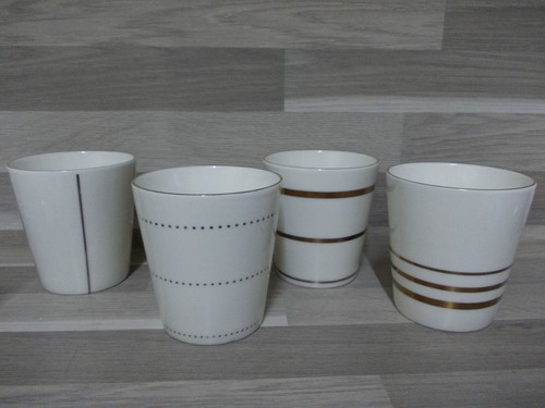 4er set porzellan kaffeebecher - set,