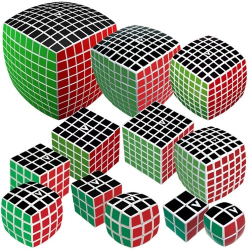 3x3 4x4 5x5 - v, cube