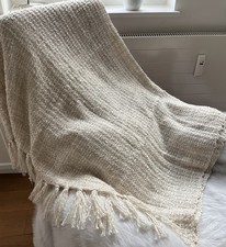 DKNY STRICKDECKE  hellbeige