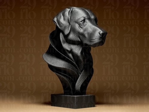 Moderne labrador büste - moderne, |